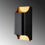 Opviq Bera - 15311 Lámpara de Pared de Metal Negro
